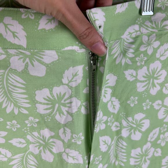 Urban Outfitters Green 90's Hawaiian Print Pants – Size 8 - Picture 6 of 6